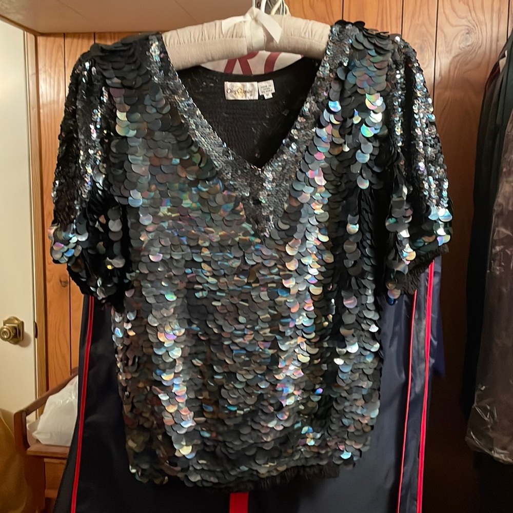 Sequin top